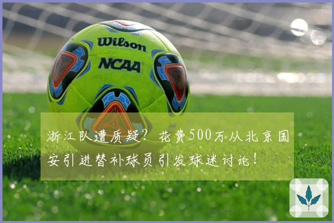 浙江队遭质疑？花费500万从北京国安引进替补球员引发球迷讨论！